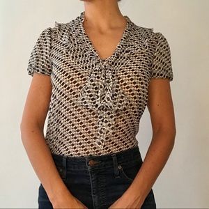 Delicate Tie Neck Blouse from Banana Republic